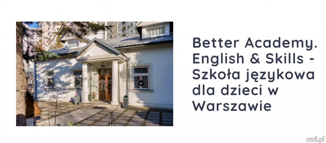 Szkoła jezykowa dla dzieci Warszawa Mokotów