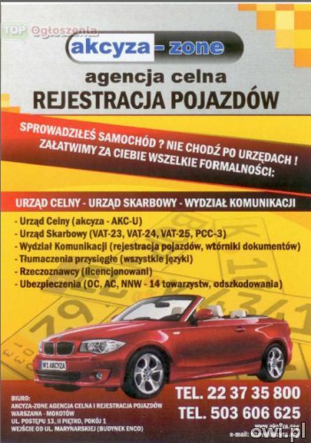 Rejestracja pojazdów dla obcokrajowca szybko w Warszawie