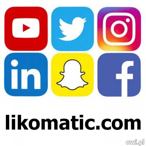 Usługi Social Media, ceny już od 1 zł za 1000 szt. do dostania na stronie serwisu www.likomatic.com