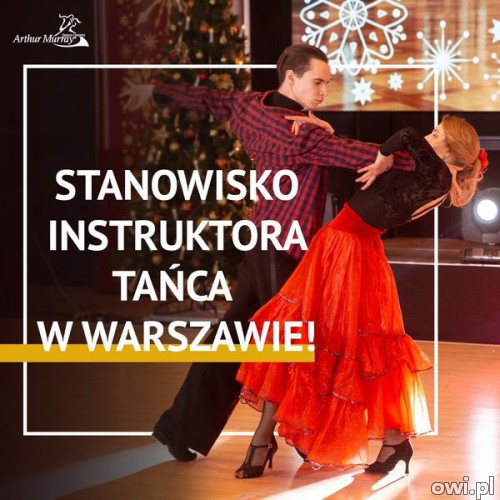 Instruktor tańca w międzynarodowym studiu w Warszawie