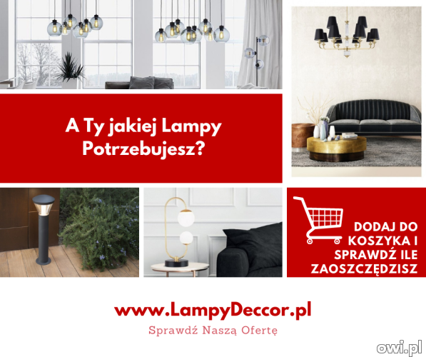 Nowoczesne lampy, tapety, sztukateria. LampyDeccor.pl