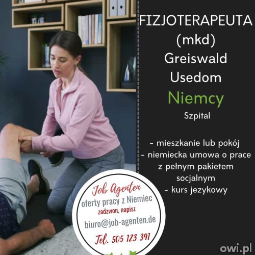 Greiswald fizjoterapeuto tu praca może dla ciebie