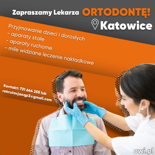 Zatrudnienie dla Lekarza Ortodonty