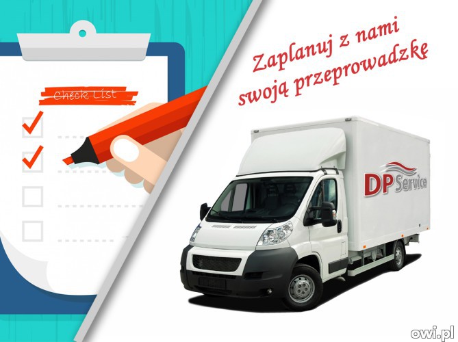 D.P. Service - usługi przewozu od pojedynczych ładunków, małych i dużych przeprowadzek do całościowych przewozów handlowych lokalnie, regionalnie i poza granicami.