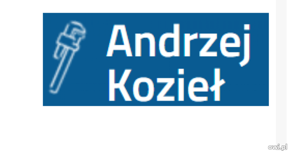 Andrzej Kozieł - hydraulik w Warszawie