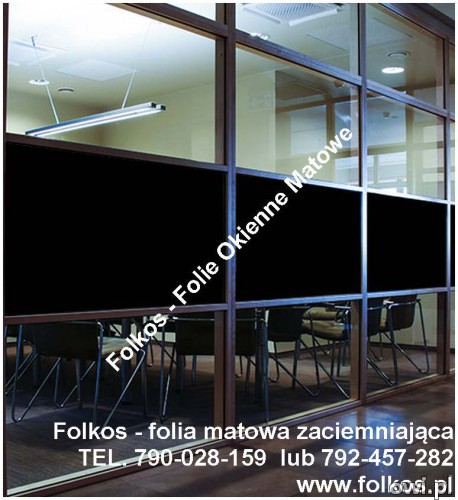 Folkos folia bllokująca światłow w 100% - folia LIGHT STOP FOLKOS