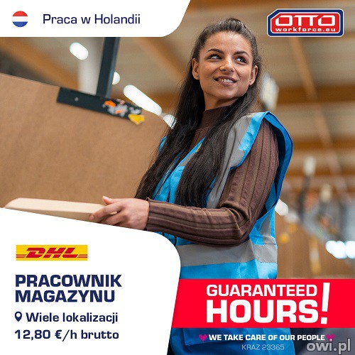 Pracowni_k/czka magazynu DHL- guaranteed hours!.