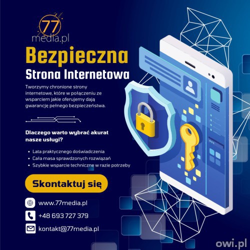 Tworzymy Bezpieczne, Funkcjonalne Strony Internetowe - 77media