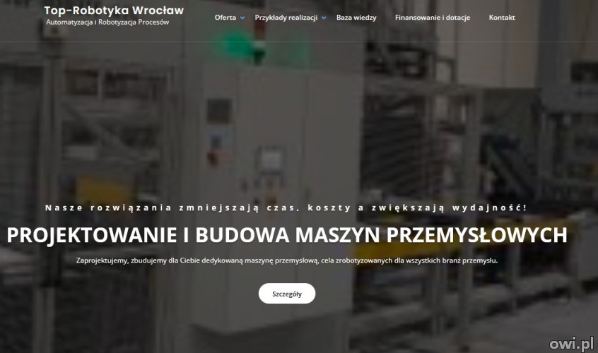 Robotyka Sp. z o.o. - Automatyka produkcji Wrocław